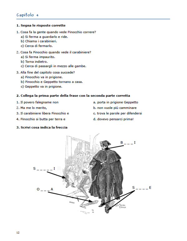 Imparo l’italiano con Pinocchio - Quaderno degli esercizi - PDF stampabile - immagine 7